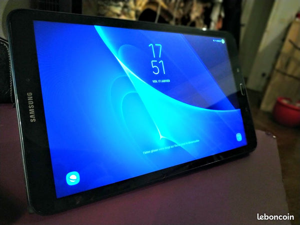 Tablette Samsung Galaxy Tab A6 SM-T580, tactile 10,1" très bon état- capacité de stockage de 32 Go